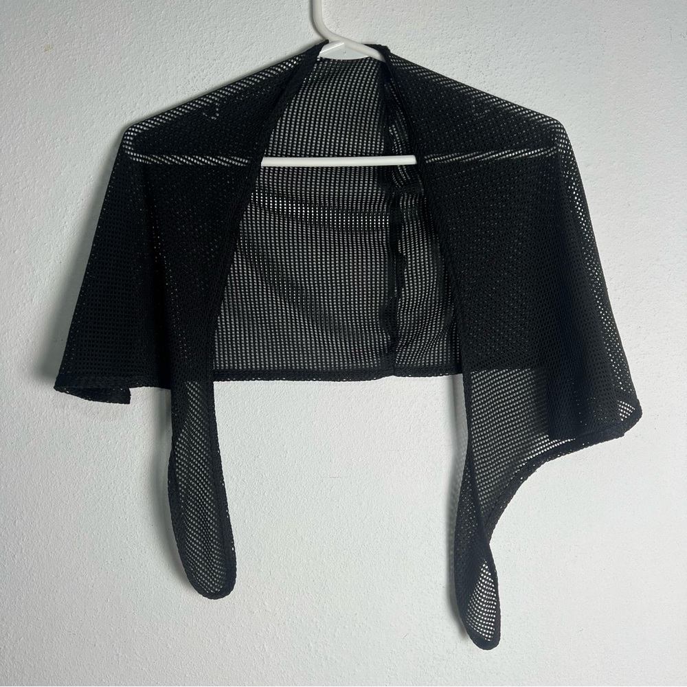 Dotti Women Coverup Skirt Black Mesh Swim Coverup Wrap - Picture 5 of 6
